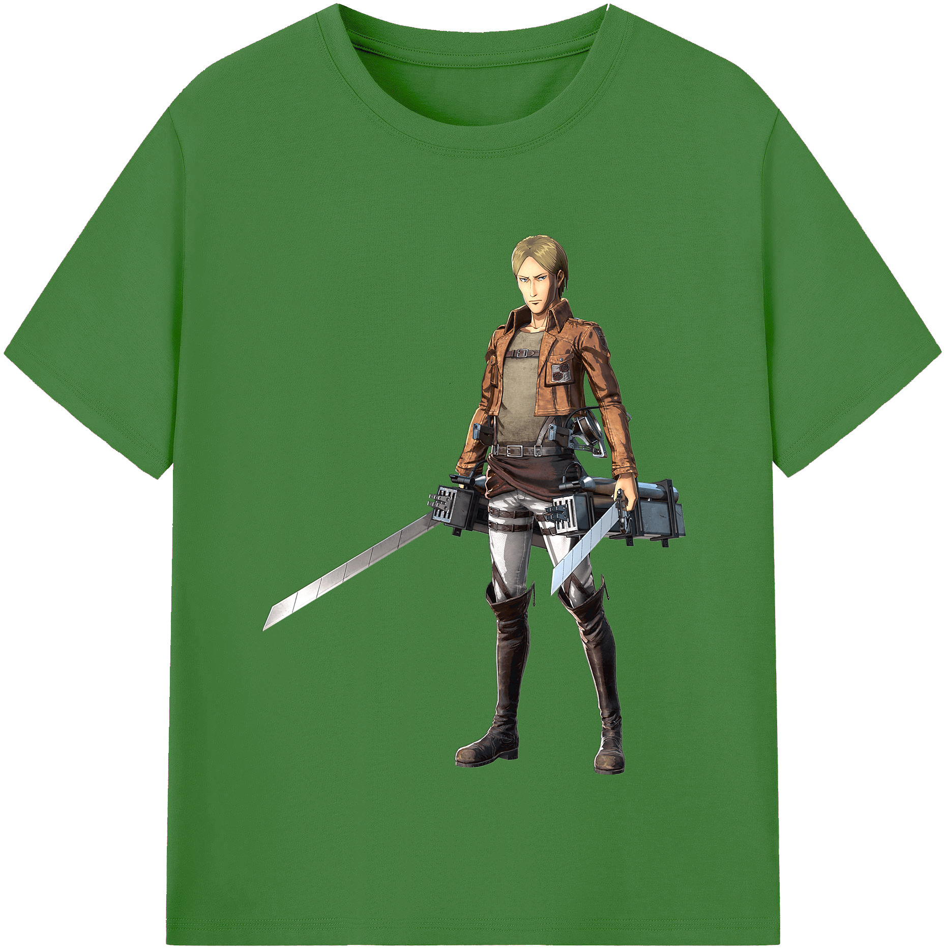 （画像用） 進撃の巨人 Attack on Titan レディースカジュアルプリントTシャツ（綿100％）